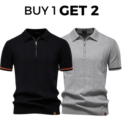 Classic Knit Polo Shirt - Buy 1 Get 2