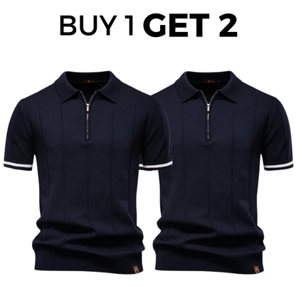 Classic Knit Polo Shirt - Buy 1 Get 2