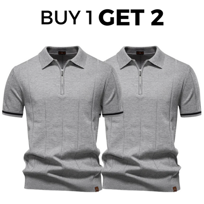 Classic Knit Polo Shirt - Buy 1 Get 2