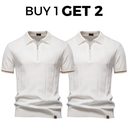 Classic Knit Polo Shirt - Buy 1 Get 2