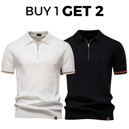 Classic Knit Polo Shirt - Buy 1 Get 2