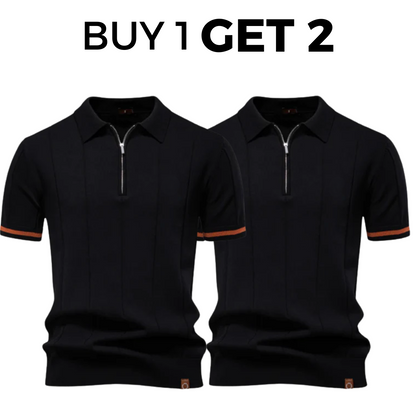 Classic Knit Polo Shirt - Buy 1 Get 2
