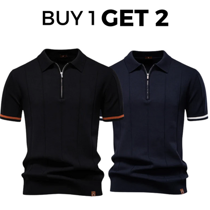 Classic Knit Polo Shirt - Buy 1 Get 2