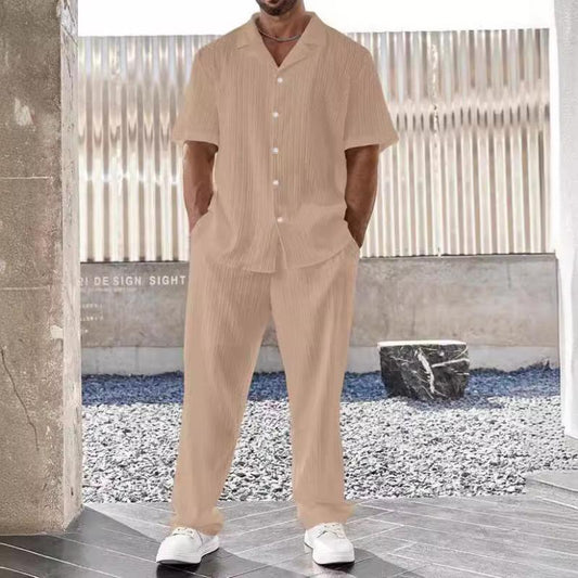 Men's Summer Shirt & Trouser Set